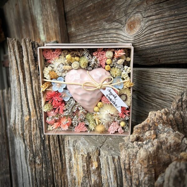 Szárazvirág box - Anyák napjára
